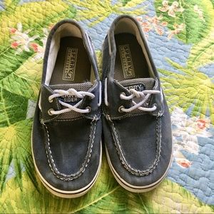 Sperry Topsiders, nautical boating prep blue grey